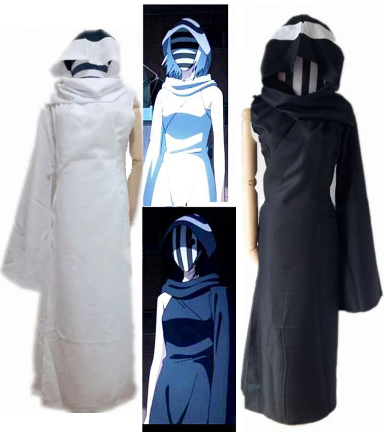 

Tokyo Ghoul II Nashiro Kurona Yasuhisa 2 Colors Black & White Cosplay Costume