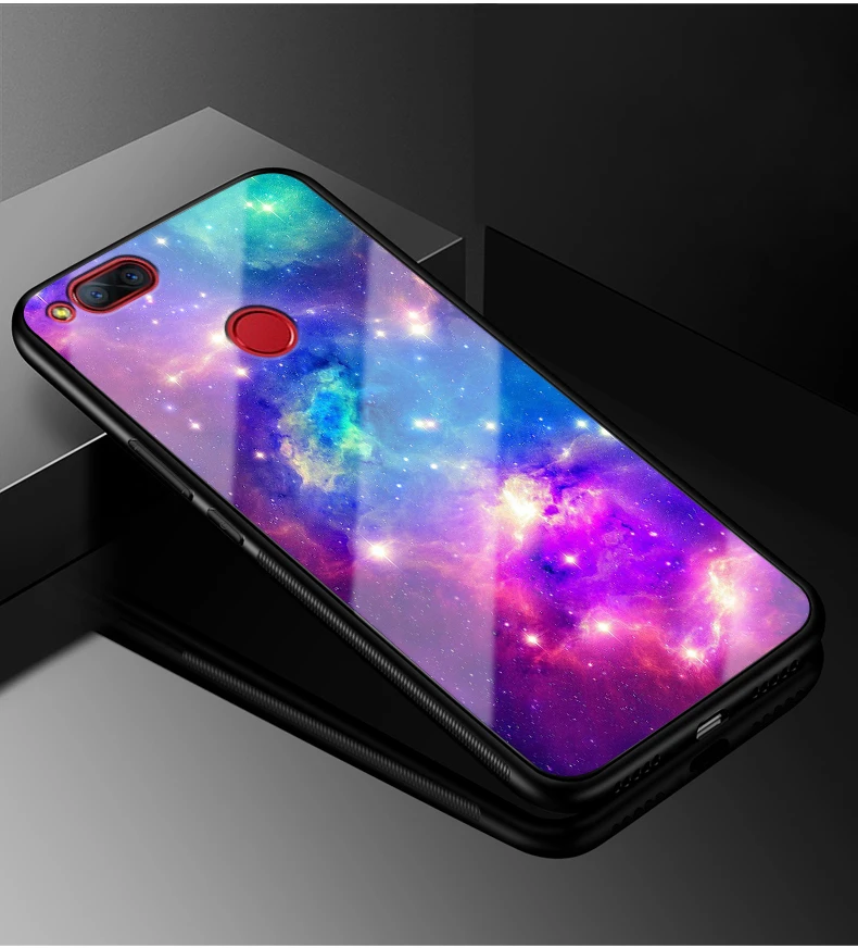 For ZTE Z17 mini Case 5.2 inch Glass Hard Back Cases For ZTE NUBIA Z17 mini Case Cover Z17mini Z 17 Tempered Soft Bumper