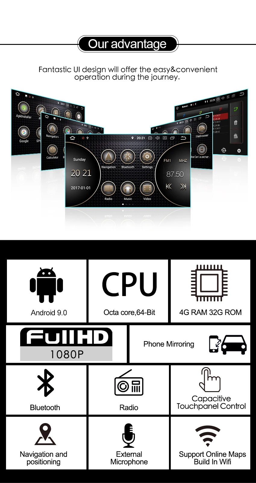 4 Гб+ 64 Гб 6,9" Android 9,0 автомобильный стерео gps DSP для Toyota Corolla Camry RAV4 Highlander Land Cruiser Fortuner Innova Vitz Hilux