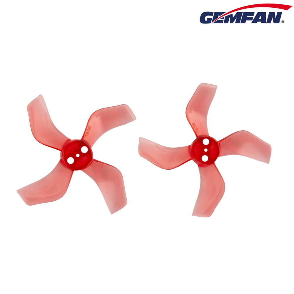 16 шт./8 пар пропеллер Gemfan 1636 4-paddle PC 1 мм/1,5 мм отверстие FPV пропеллер 40 мм 1,6 дюймов CW CCW реквизит для 80 мм FPV внутренняя рама