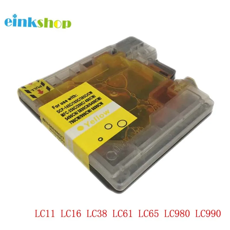 Einkshop1Set LC11 LC16 LC38 LC61 LC65 LC980 LC990 Совместимый картридж для Brother MFC-490CW MFC-490CN MFC-670CD |