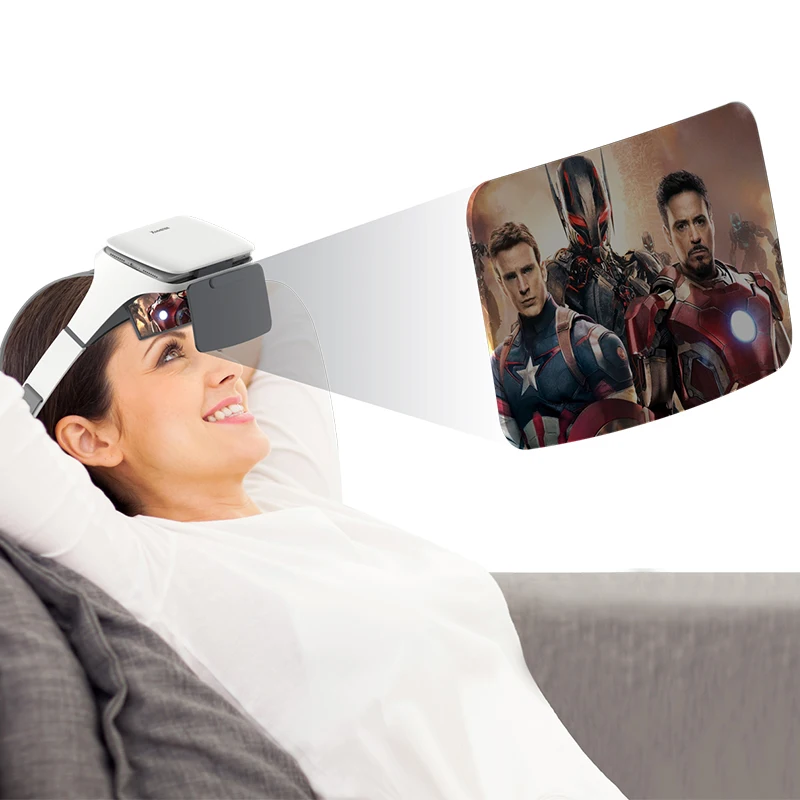Visor X Screen VR Magnifier Headset Magnifying Glasses Smart Mobile Phone Movies Amplifier with Holder Stand for Any Smartphone |