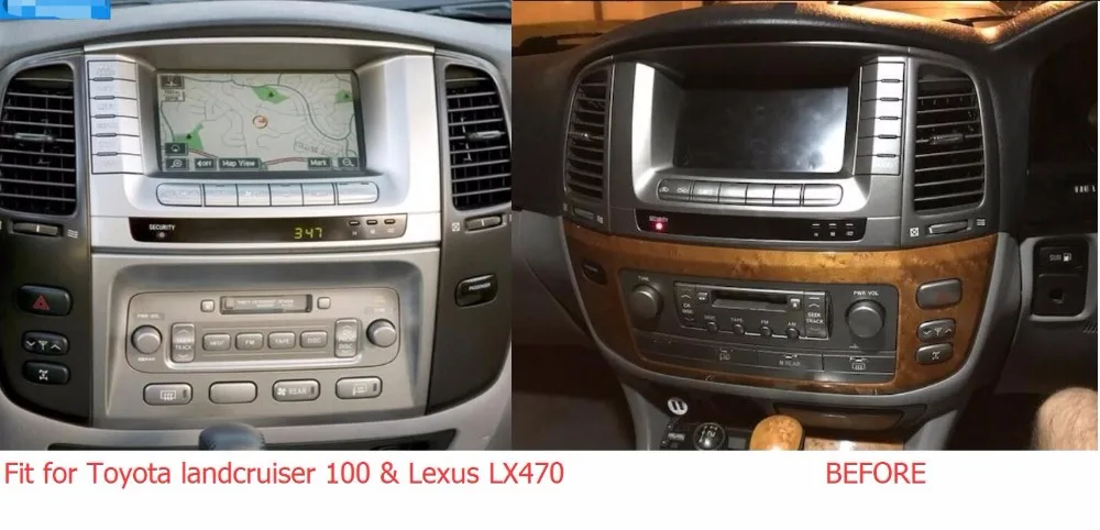 Ips 2 ГБ ОЗУ 10 inch Android 6 01 автомобиль gps навигации для Lexus LX470 Toyota Landcruiser100 Vedio стерео