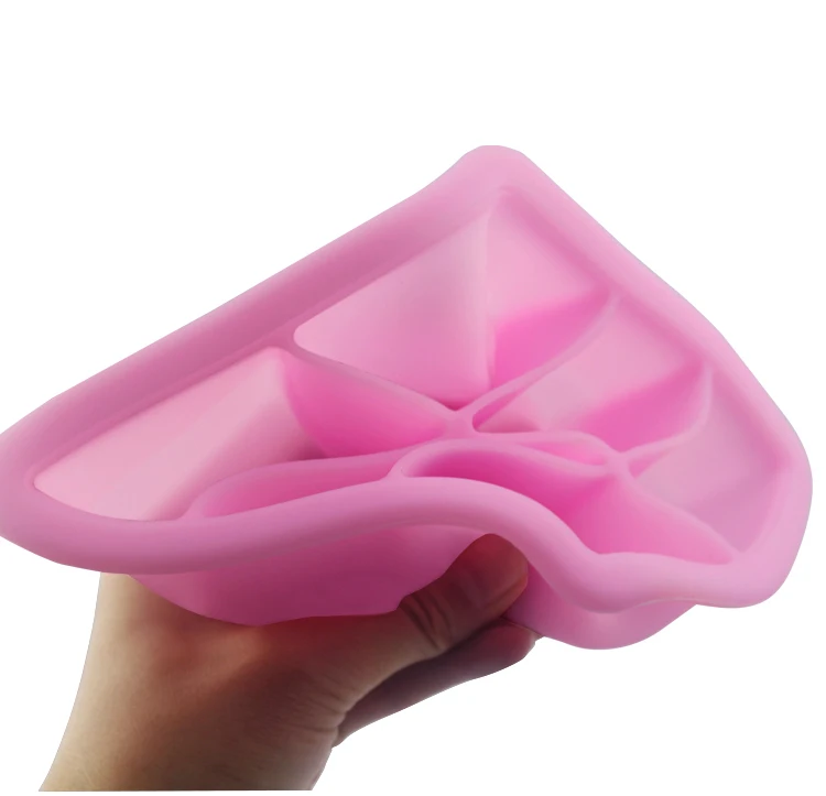 Контейнер для еды 6 пустотей прямоугольной формы с крышкой|soap mold|food gradechocolate cake mold |