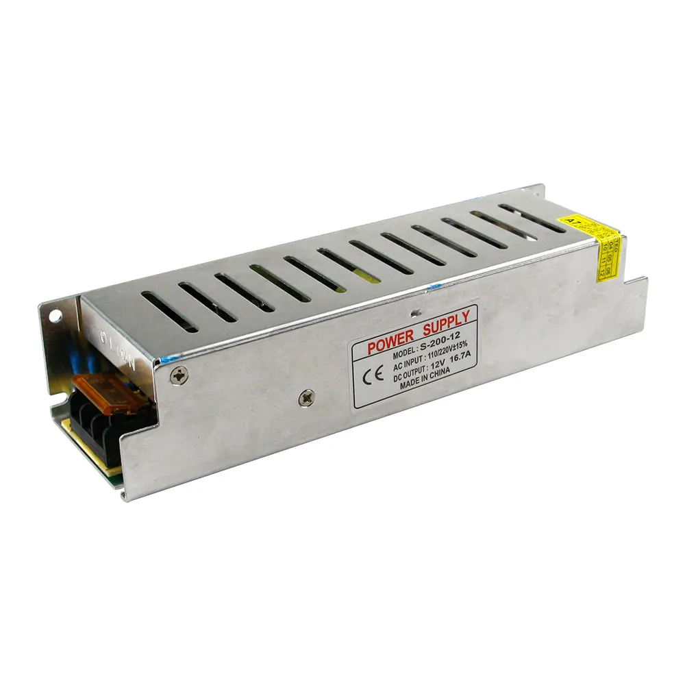 [Dbf] трансформатор AC110/220 В к DC12V 5A/60 Вт 8.3a/100 Вт 10A/ 120 Вт 16.7a/200 Вт 20A/250 Вт 30A/360 Вт Питание для 3528 5050 Светодиодные ленты