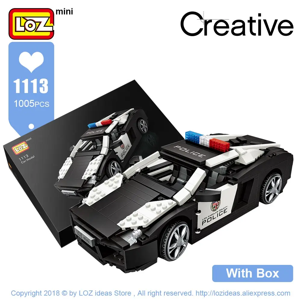 1113 With Box LOZ Technic Мини Строительные блоки хот-дог тележка автомобиль Assemable детские развивающие игрушки для детей Creator мороженое грузовик - Цвет: 1113 With Box