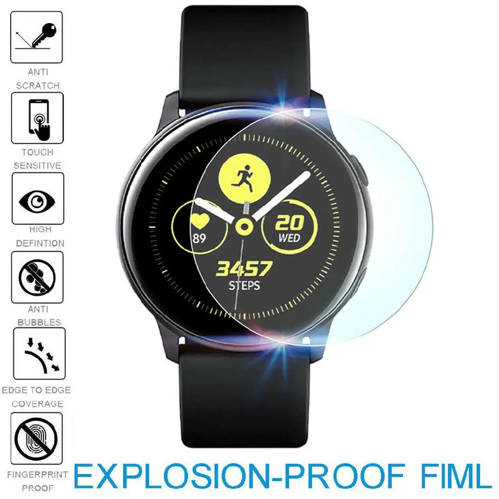 BEESCLOVER 3 шт протектор экрана для samsung Galaxy Active Watch высокопрозрачное защитное