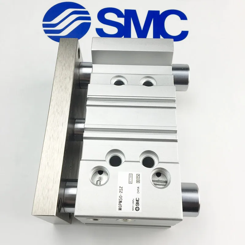 MGPM40-10Z MGPM40-20Z MGPM40-25Z MGPM50-25Z SMC компактный направляющий цилиндр тонкий три оси цилиндра с шток цилиндра MGPM серия