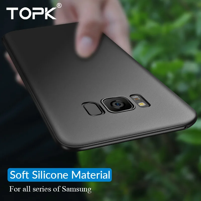 TOPK ультра тонкие мягкие из термополиуретана чехол для телефона samsung Galaxy S9 S8 Plus S7