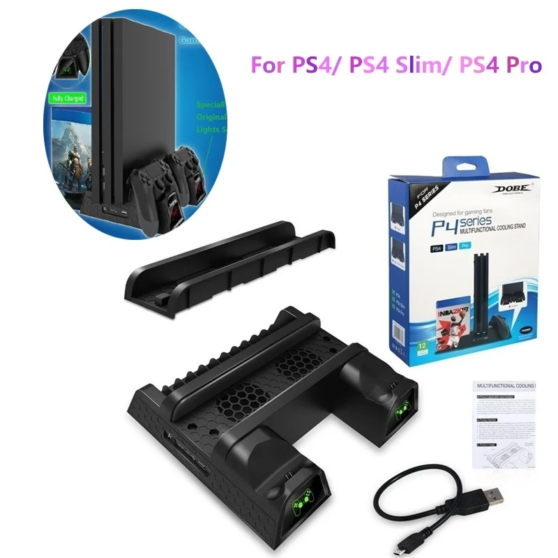 Yujuser для PS4/PS4 тонкий/PS4 Pro многофункциональная Вертикальная охлаждающая подставка