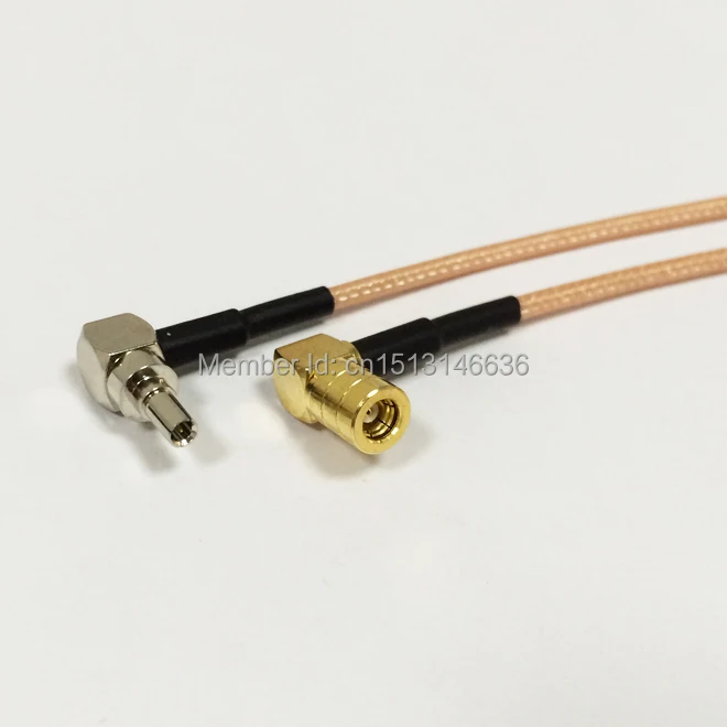 

3G Antenna Cable SMB Female Jack Right Angle to CRC9 Right Angle Connector RG316 Cable Pigtail 15CM 6inch Adapter RF Jumper