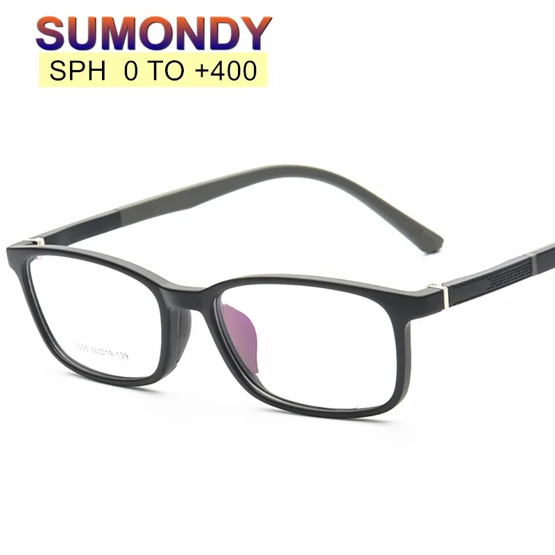 Мужские и женские очки для чтения SUMONDY SPH от 0 до + 8 модные в оправе TR90 с диоптрием