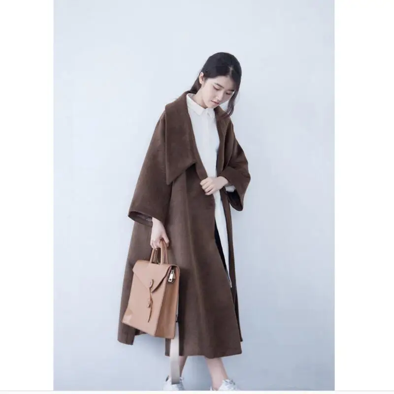 Европейский станция 2017 зима модные женские туфли новое пальто 7 минут с длинным