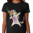 Летняя футболка CZCCWD 2019 Vitality Ulzzang Harajuku Kawaii Unicorn в стиле хип-хоп с принтом животных для девочек-подростков уличная одежда для мальчиков топы