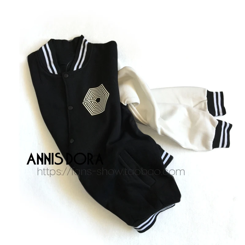EXO THE LOST PLANET IN JAPAN O1 хлопковая флисовая бейсбольная куртка|Мужские куртки| |