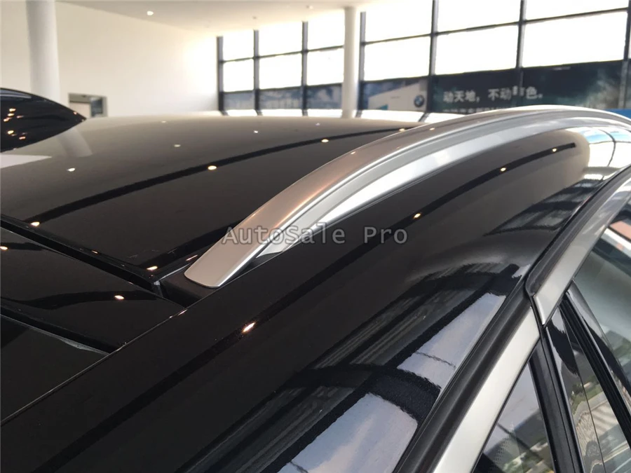 Для BMW X6 2009 2017 автомобиля алюминиевый сплав серебра Топ рейлинги Rack Боковые