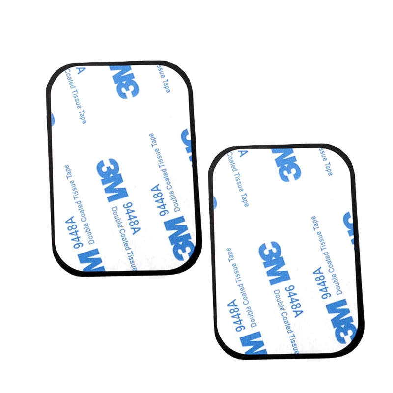 YKZ 2 Стильный Магнитный Автомобильный держатель Подставка для iphone X XR XS MAX samsung Xiamomi Air Vent gps универсальный автомобильный держатель для мобильного телефона - Цвет: Rectangl Metal Plate