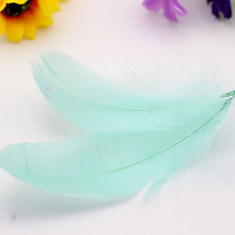 Новинка! Оптовая продажа Клыков Цвет 100 шт. качество натуральный гусиных перьев 5 7