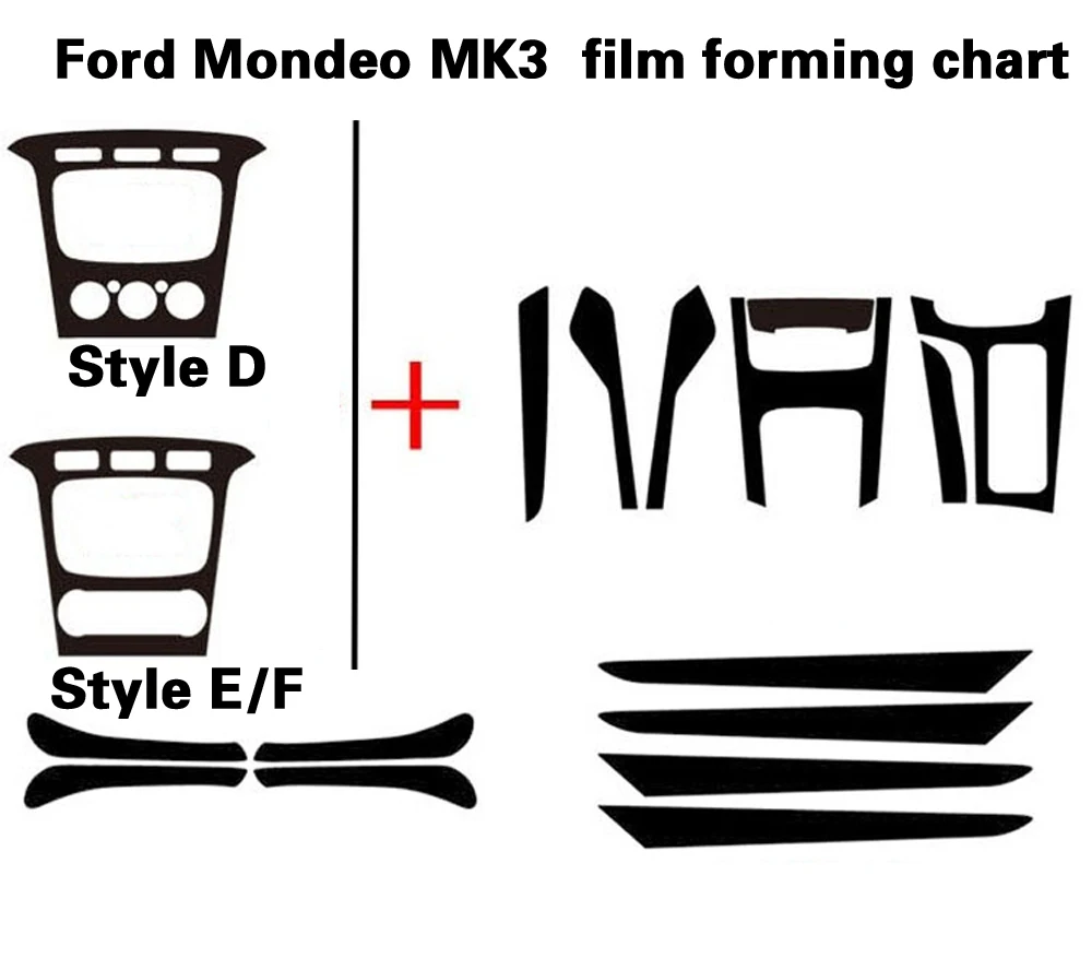 Для Ford Mondeo MK2/3/4 2007 2013интерьерная Центральная панель управления дверная ручка