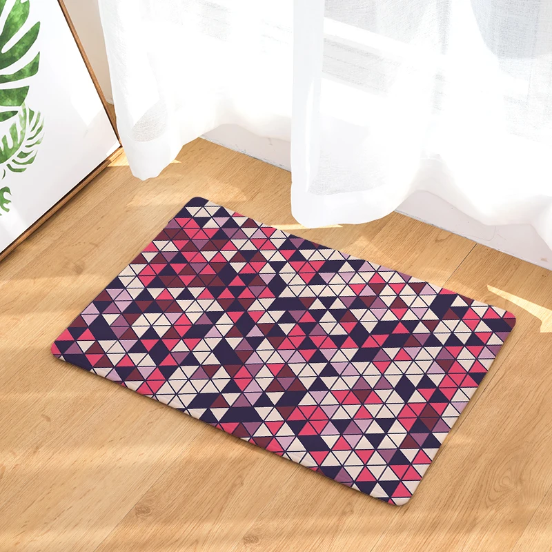 Новое поступление коврики с геометрическим принтом пыленепроницаемые ковры для