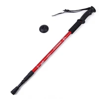 3 section telescopic shockproof nordic walking stick pole polish ultra light adjustable walking stick outdoor hiking activities