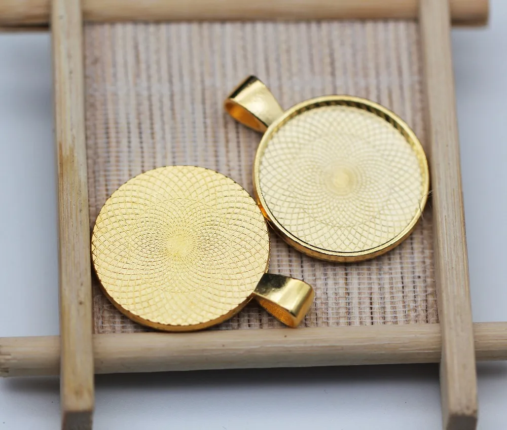 50 шт многоцветное ожерелье кулон пустая Настройка Кабошон Камея основа лоток