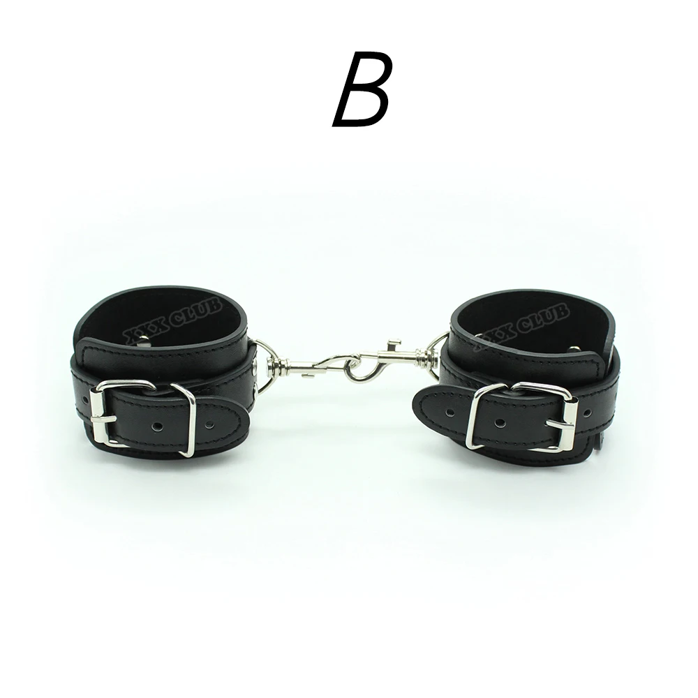 Тьерри из искусственной кожи секс-товары связывание рабы желания наручники