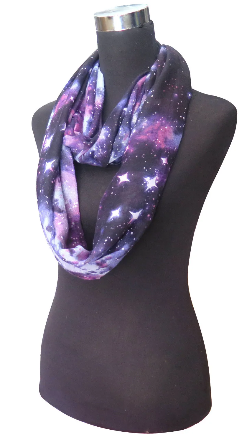 Женский шарф снуд с принтом звезд и Вселенной|scarf silk|scarves womensscarf instructions |