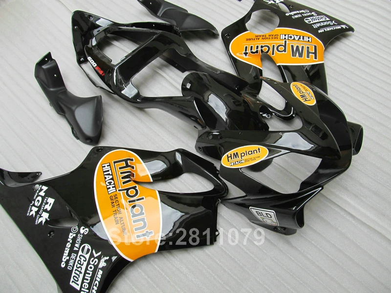 Injection molding hot sale fairing kit for Honda CBR600 F4I 01 02 03 yellow black fairings CBR600RR 2001 2002 2003 HU20 | Автомобили и