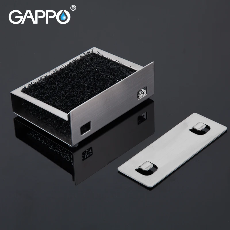 Мыльница GAPPO из нержавеющей стали для ванной комнаты контейнер мыла держатель