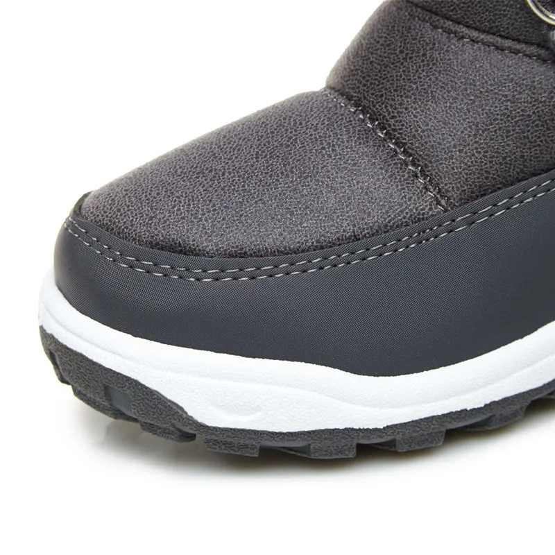 Зимние ботинки для мальчиков 2018 обувь девочек новые коричневые и серые детские