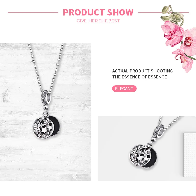 MISSITA Romantic Moon Star Pendant Necklaces for Women Wedding Anniversary Brand Fashion Jewelry Gift Hot Sale choker | Украшения и