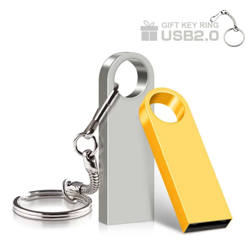 USB флеш накопитель 32 ГБ 16 8 128 64 водонепроницаемый металлический u диск Memoria Cle карта