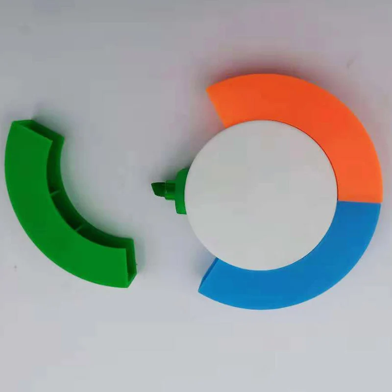 Effomeet(Effomeet) хайлайтер R форма Симпатичные Флуоресцентные цвета Акварельная ручка