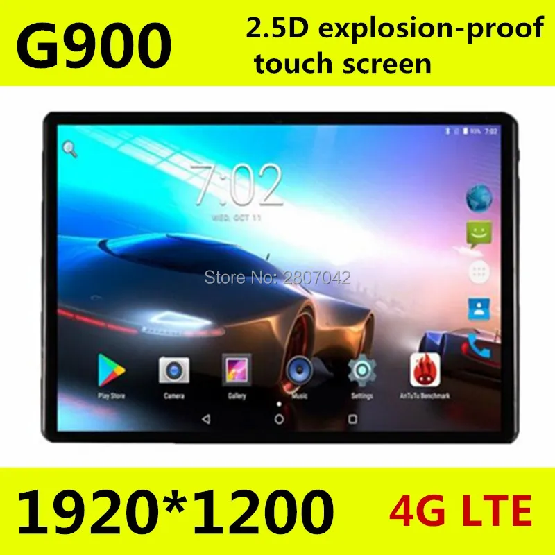 10 дюймовый Новый 2.5D экран 4G LTE планшетный ПК смартфон Octa core 1920*1200 HD 8.0MP 6 ГБ 64 Гб