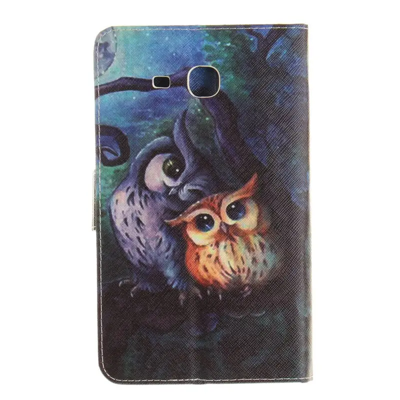 Чехол книжка из искусственной кожи с милым мультяшным принтом для Samsung Galaxy Tab A 7 0