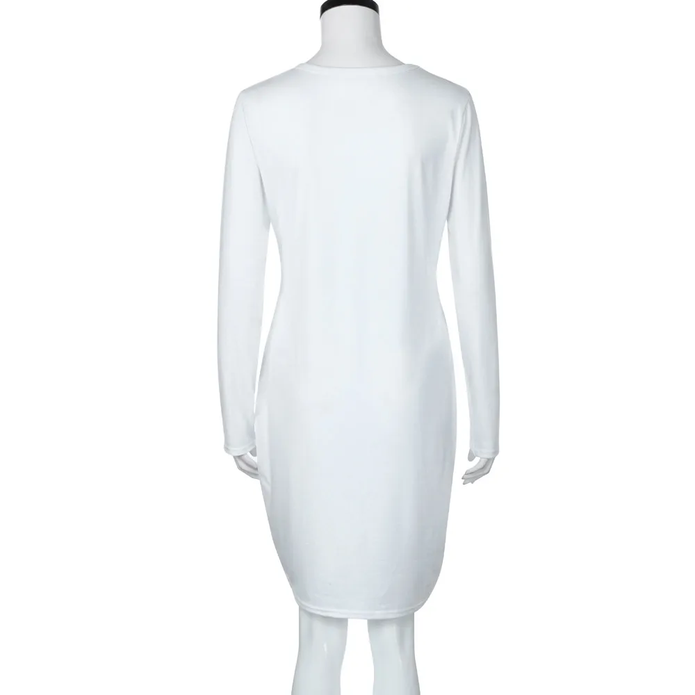 Abbigliamento premaman/женское платье для беременных с круглым вырезом и длинными рукавами; мини-платье для беременных; женская одежда; ropa de mujer