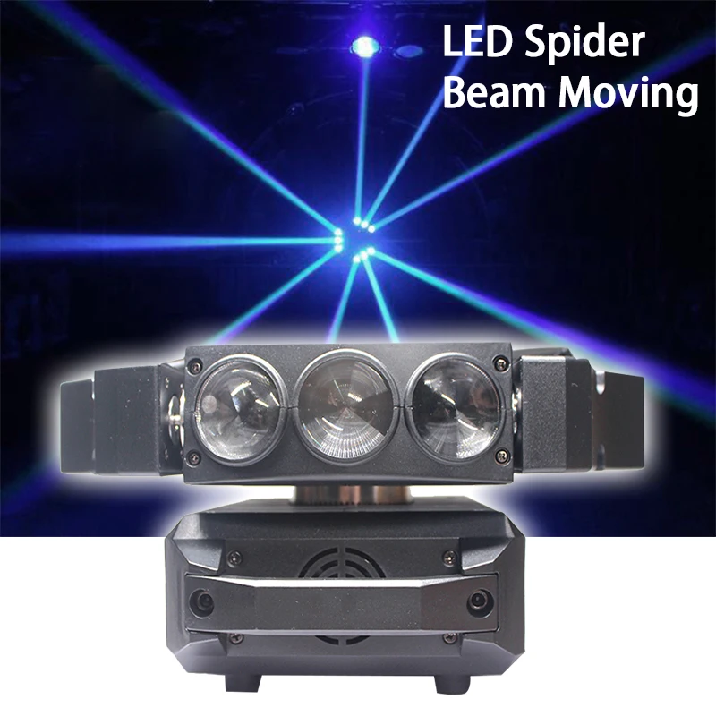 Светодиодный светильник паук высокого качества 9x12 Вт DMX512 светодиодный