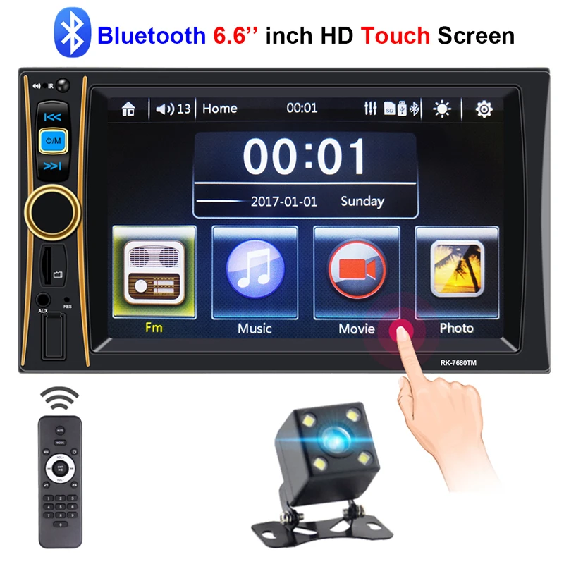 Автомобиль центральный Multimidia мультимедиа 2din двойной 2 Din Touch 6 ''Bluetooth Радио MP3 MP5
