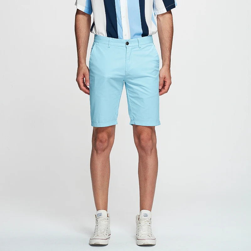 

Quality 100% Cotton Shorts Men Summer Men's Compression Causal Beach Bermuda Short Pants Solid Male Shorts Boardshorts Big Size