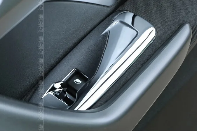 ABS Chrome автомобилей внутренний Стекло стеклоподъемник Панель установка Стикеры для peugeot 2008 год укладка