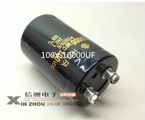 Бесплатная доставка винтовые ножки инвертора большой компонент 100 в 10000 мкФ объем