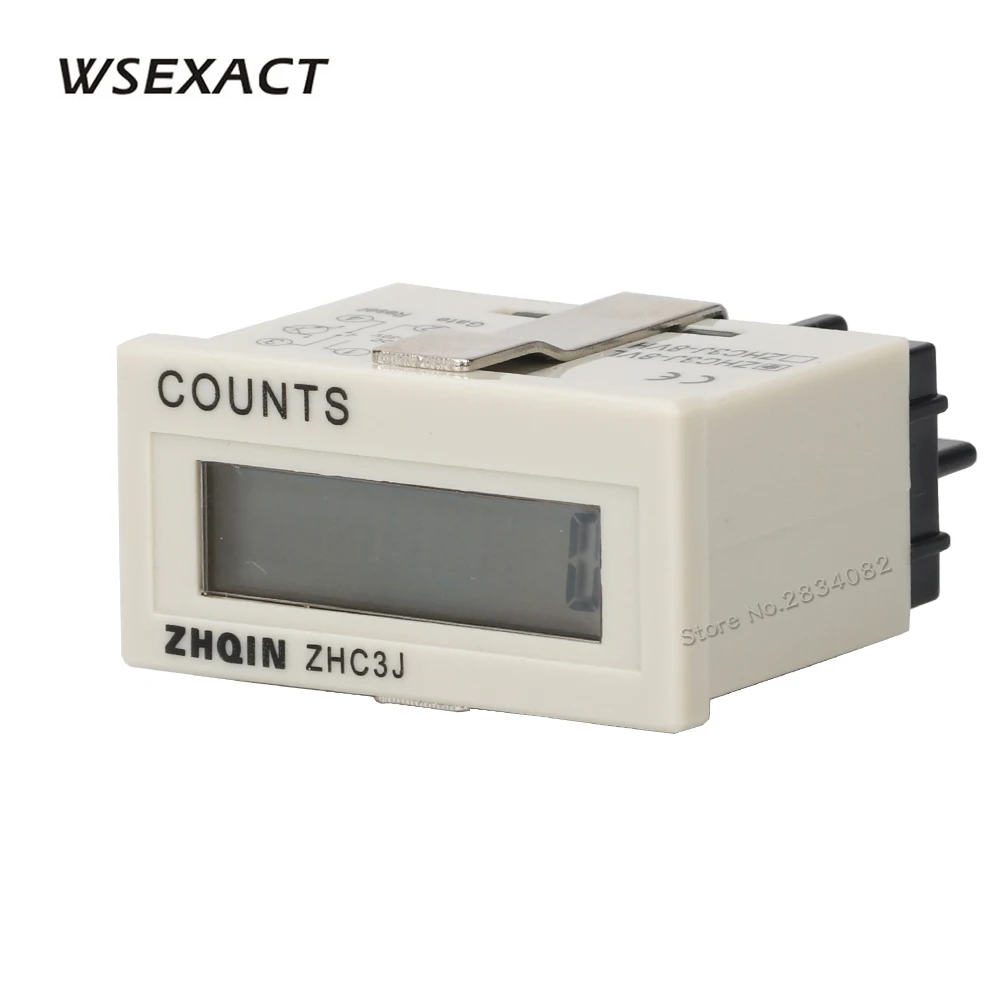 100 220VAC 4 30VDC без счетчики напряжения 8 цифр цифровые 0 99999999 48*24 мм ZHC3J 8|digital counter|counter
