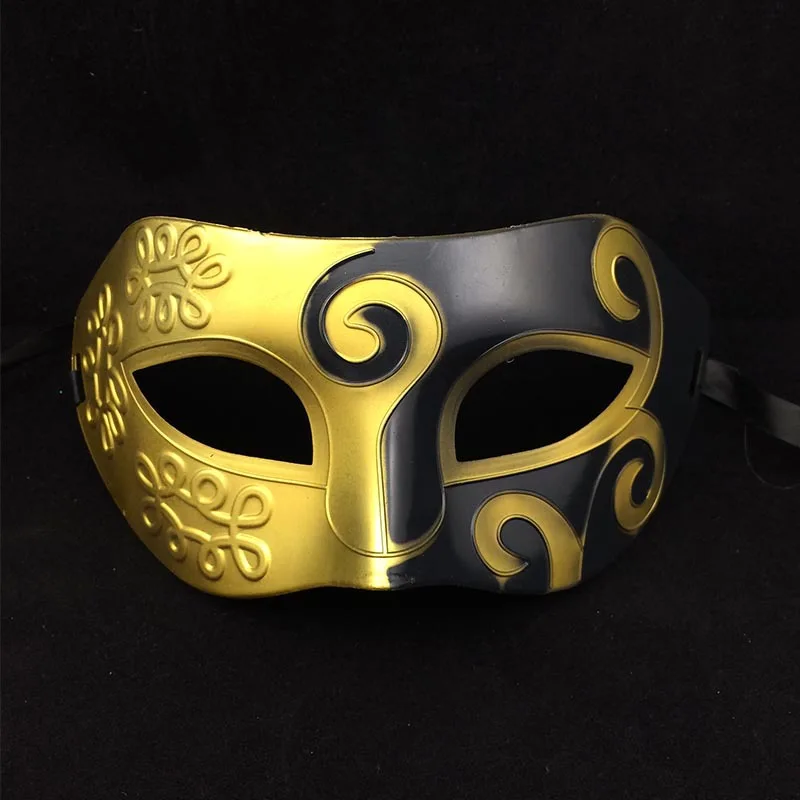 Картина на половину лица Принц Барон маска для вечеринки искусственная древняя