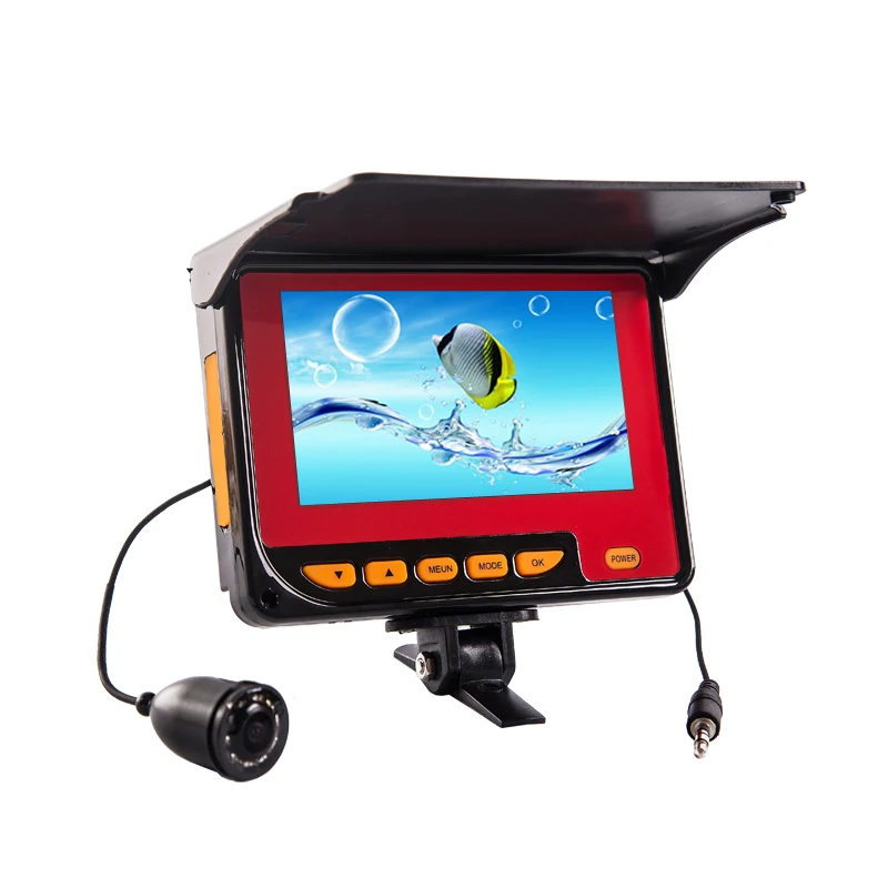 

1000TVL Underwater Ice Video Fishing Camera Fish Finder 20m Cable 4.3'' Color LCD Monitor