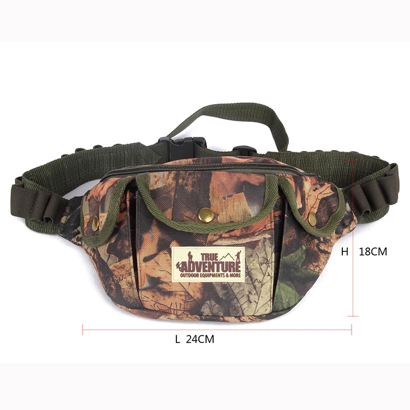 New Outdoor Hunting Pockets Camouflage Bag Multi-functional Waist Containing Bullet Bag For Camping HuntingNew