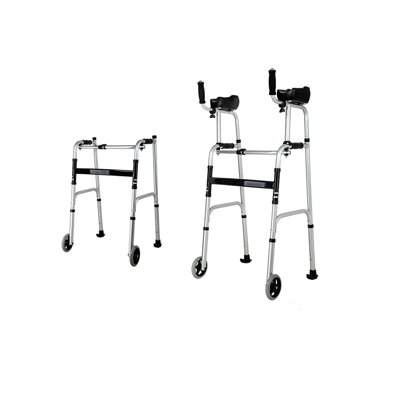 Больничное медицинское оборудование алюминиевая рама rollator walker ходячие приспособления для инвалидов