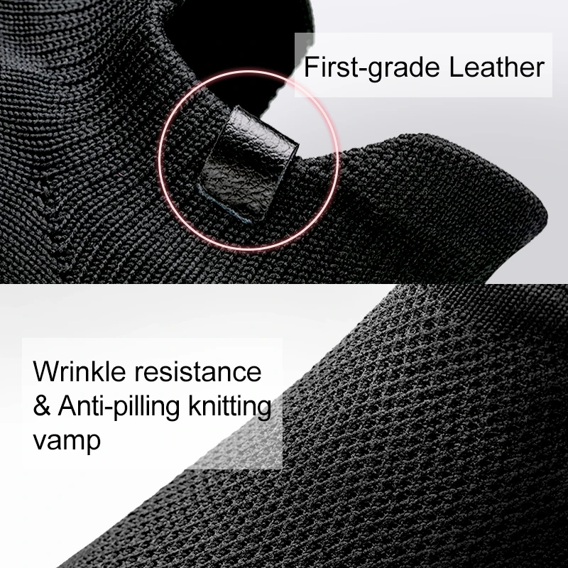 

ONEMIX Fashion Men Casual Training Sneakers Lightweight Indoor Sock Shoes Knitted Upper Comfortable Slip On Sandals