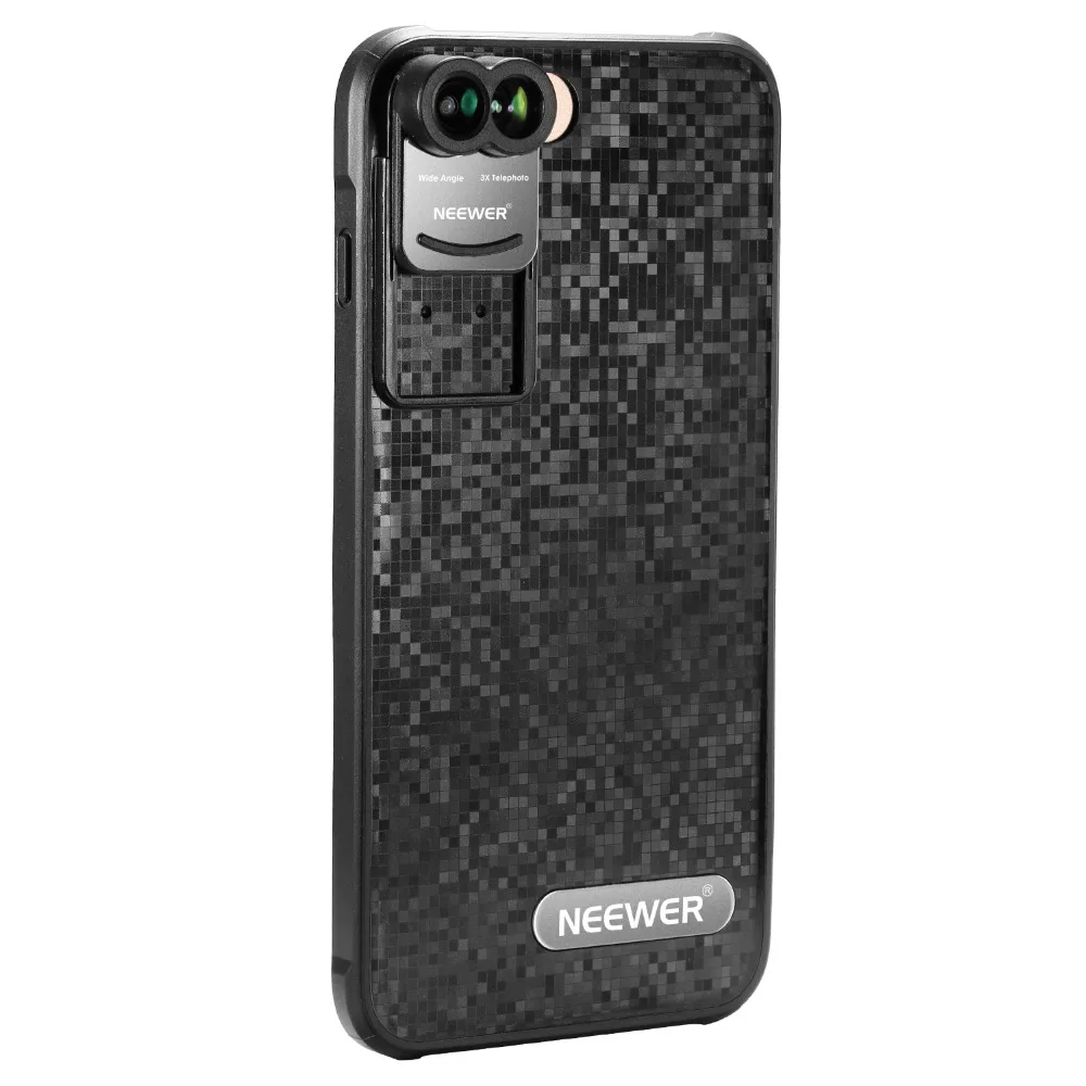 Комплект объективов Neewer для iPhone 7 Plus 2 в 1 комплект зажимов камеры сотового