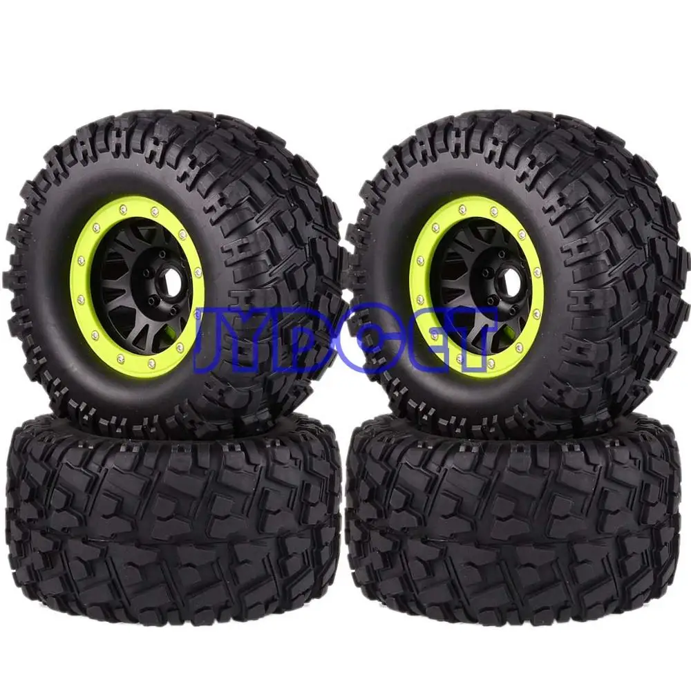 Шестигранные колеса 17 мм и шины 170 для RC 1/8 Monster Truck HPI Savage FLUX HSP 4 шт.|Детали